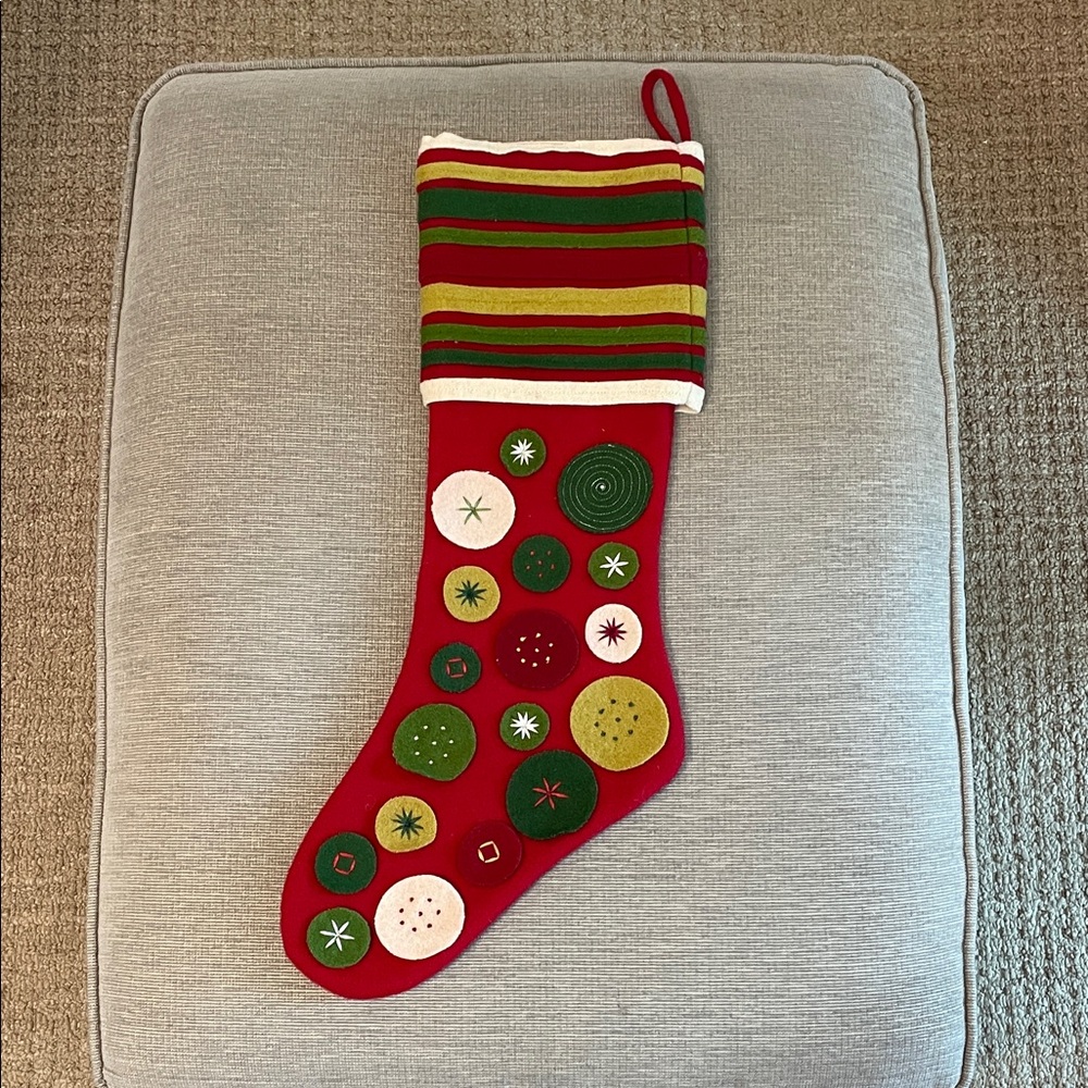 Crate&Barrel Cheers Stocking